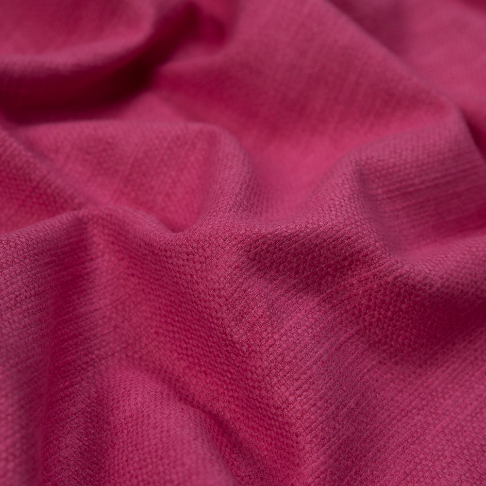 Polyester and Cotton Woven - Fuchsia - British Imported