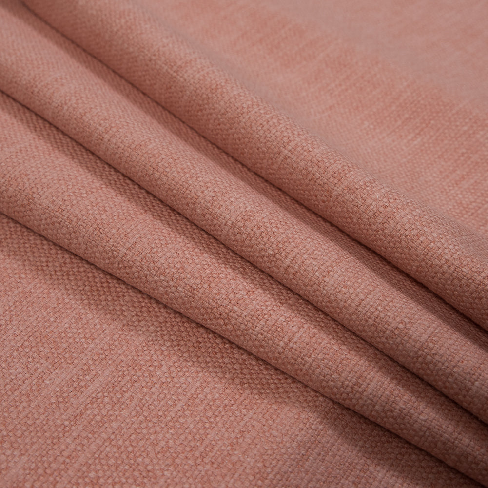Polyester and Cotton Woven - Coral - British Imported