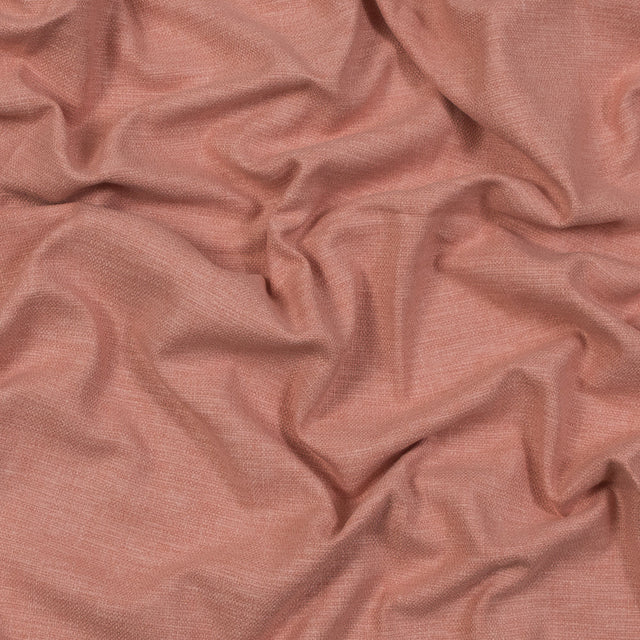 Polyester and Cotton Woven - Coral - British Imported