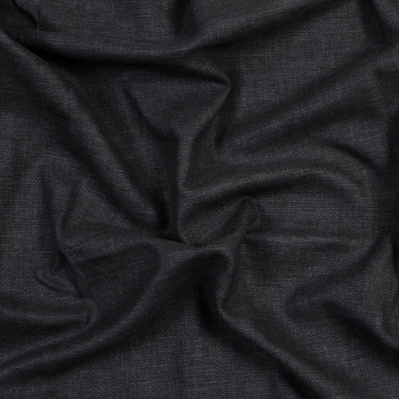 Polyester and Cotton Woven - Charcoal - British Imported