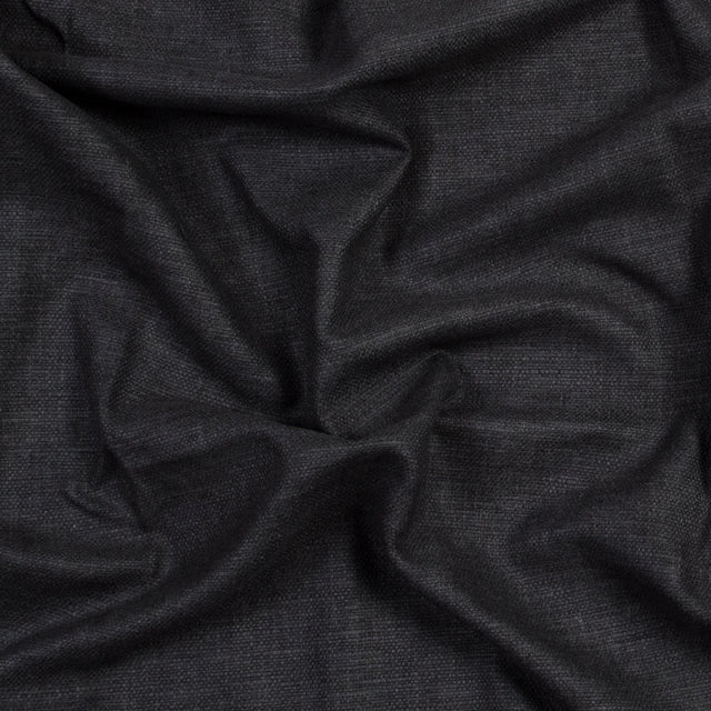 Polyester and Cotton Woven - Charcoal - British Imported