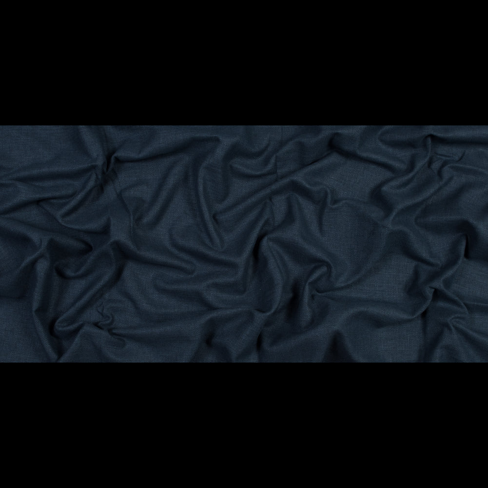Polyester and Cotton Woven - Indigo - British Imported