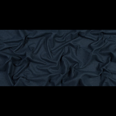 Polyester and Cotton Woven - Indigo - British Imported