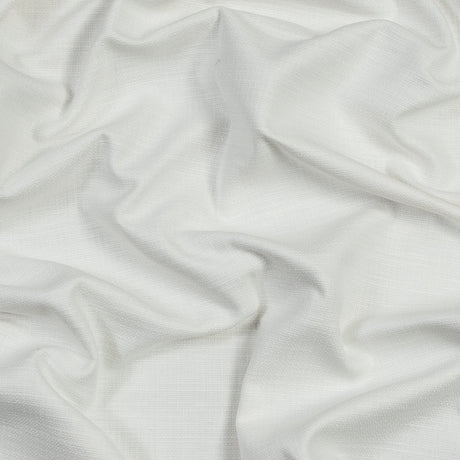 Polyester and Cotton Woven - Ivory - British Imported
