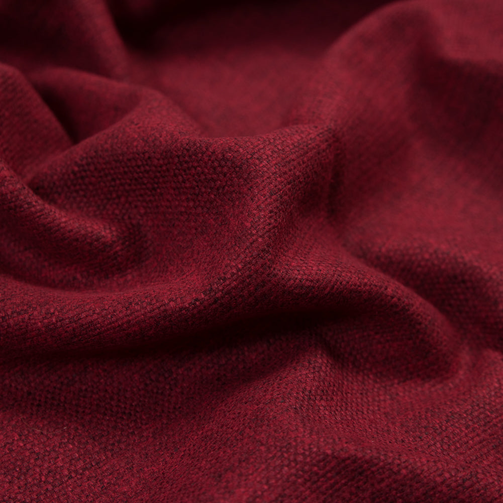 Polyester and Cotton Woven - Merlot - British Imported