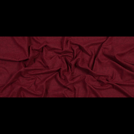 Polyester and Cotton Woven - Merlot - British Imported