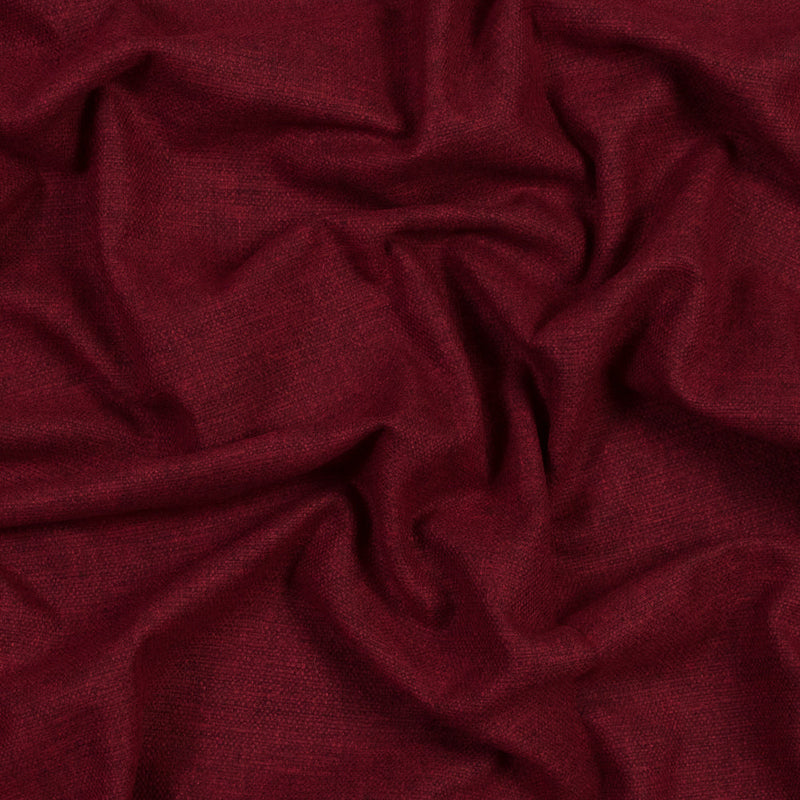 Polyester and Cotton Woven - Merlot - British Imported