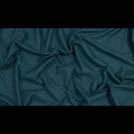 Polyester and Cotton Woven - Peacock - British Imported
