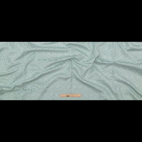 Chenille Jacquard - Spa Diamond Geometric - British Imported
