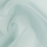 Smooth Drapery Sheers Fabric - Aqua - British Imported