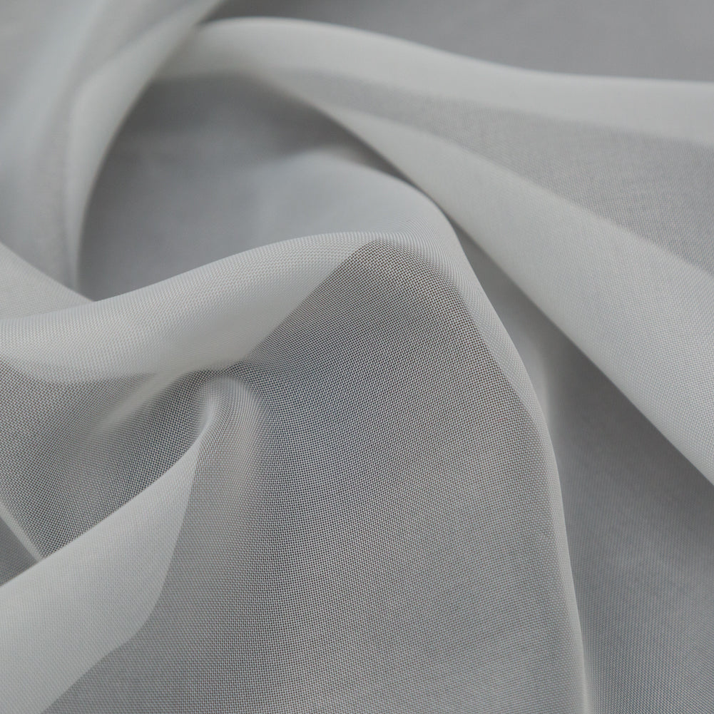 Smooth Drapery Sheers Fabric - Dove - British Imported