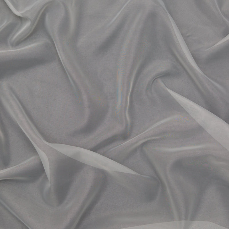 Smooth Drapery Sheers Fabric - Dove - British Imported