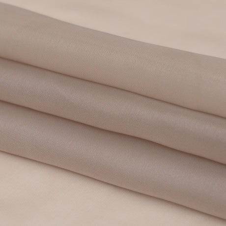 Smooth Drapery Sheers Fabric - Fawn - British Imported