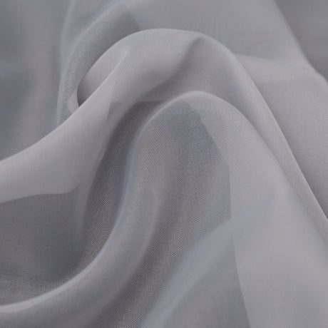 Smooth Drapery Sheers Fabric - Fog - British Imported
