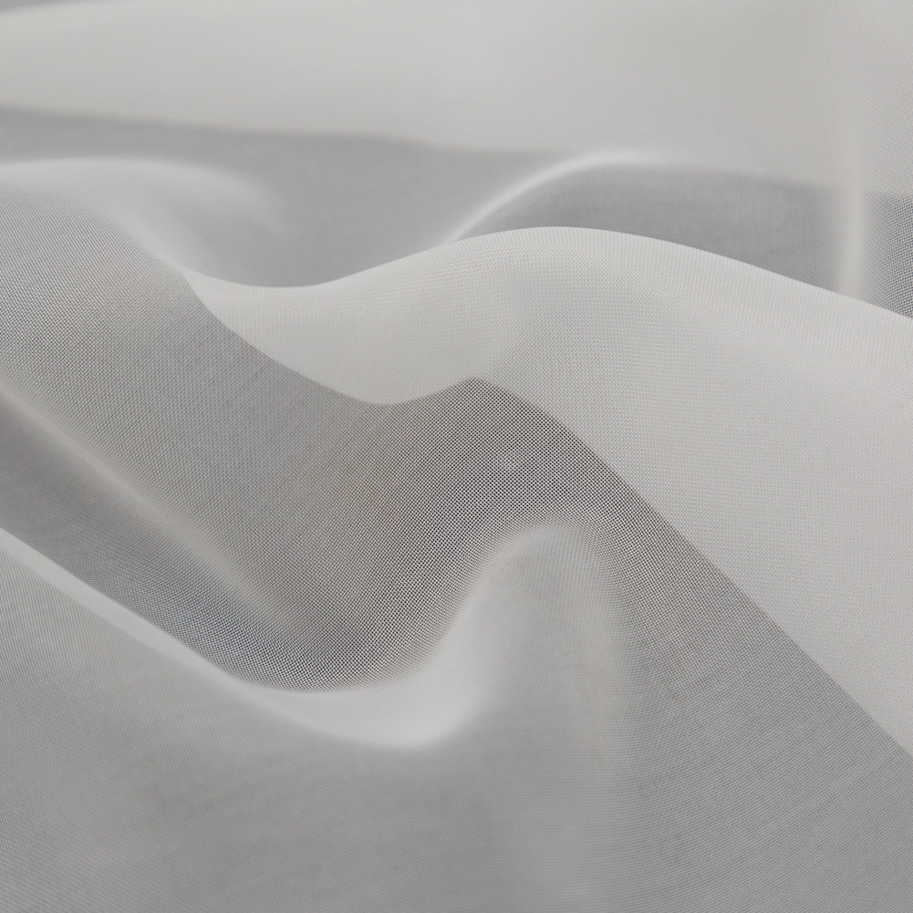 Smooth Drapery Sheers Fabric - Ivory - British Imported