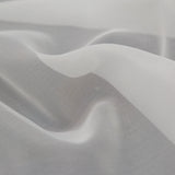Smooth Drapery Sheers Fabric - Ivory - British Imported