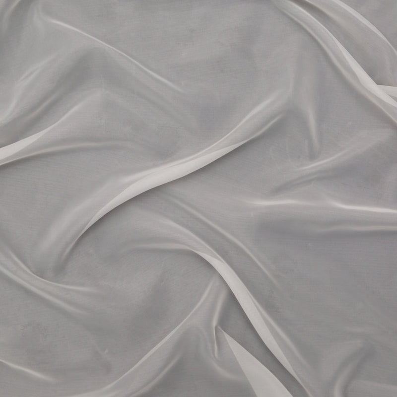 Smooth Drapery Sheers Fabric - Ivory - British Imported