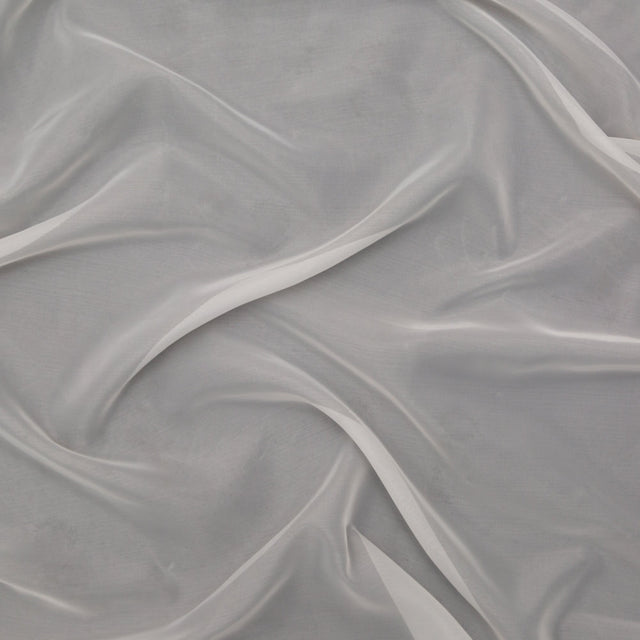 Smooth Drapery Sheers Fabric - Ivory - British Imported