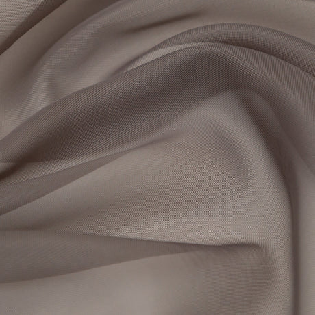 Smooth Drapery Sheers Fabric - Mole - British Imported