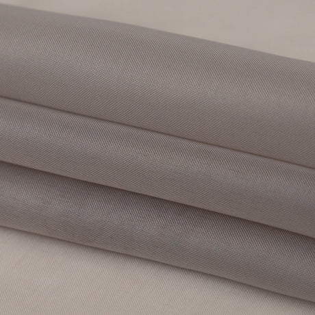 Smooth Drapery Sheers Fabric - Otter - British Imported