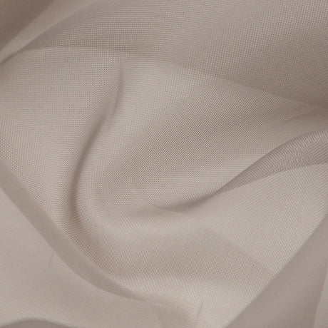 Smooth Drapery Sheers Fabric - Otter - British Imported