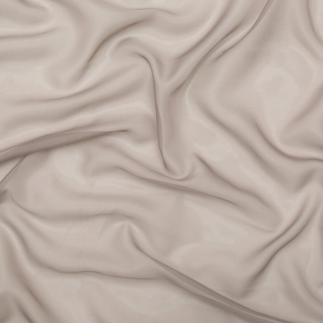 Smooth Drapery Sheers Fabric - Otter - British Imported
