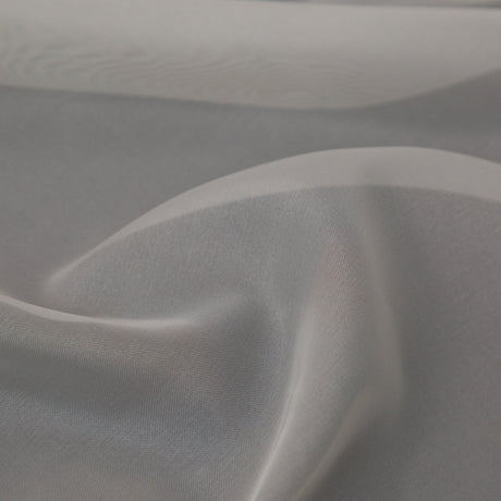 Smooth Drapery Sheers Fabric - Pebble - British Imported
