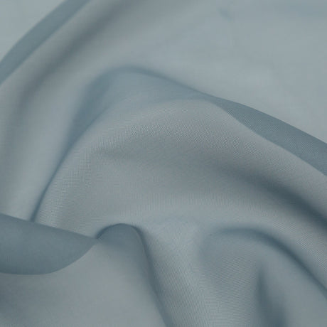 Smooth Drapery Sheers Fabric - River - British Imported