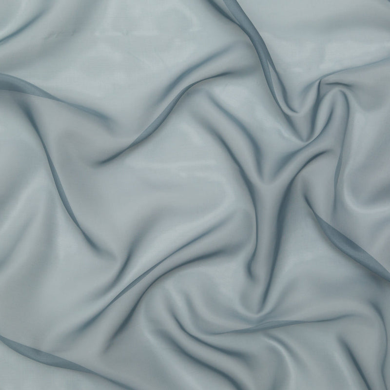 Smooth Drapery Sheers Fabric - River - British Imported