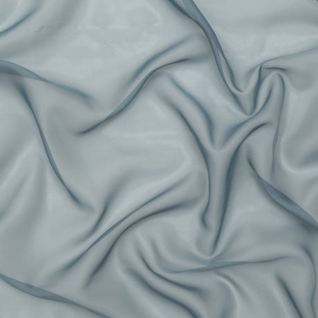 Smooth Drapery Sheers Fabric - River - British Imported