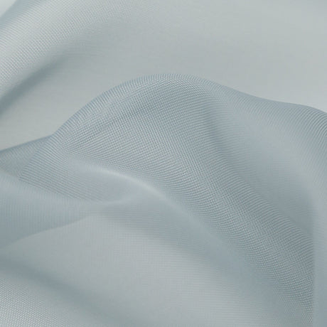 Smooth Drapery Sheers Fabric - Sky - British Imported