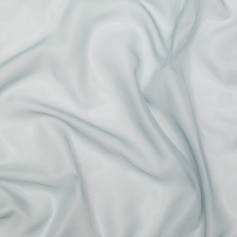 Smooth Drapery Sheers Fabric - Sky - British Imported