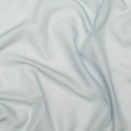 Smooth Drapery Sheers Fabric - Sky - British Imported