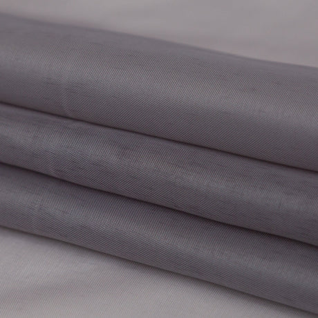 Smooth Drapery Sheers Fabric - Smoke - British Imported