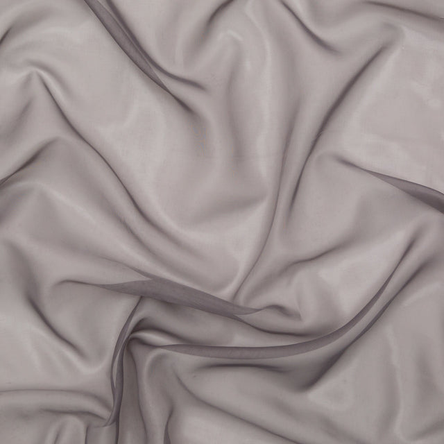Smooth Drapery Sheers Fabric - Smoke - British Imported