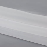 Smooth Drapery Sheers Fabric - Snow - British Imported