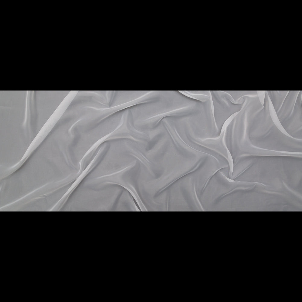 Smooth Drapery Sheers Fabric - Snow - British Imported