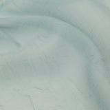 Wrinkled Drapery Sheer Fabric - Aqua - British Imported