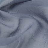 Wrinkled Drapery Sheer Fabric - Denim - British Imported