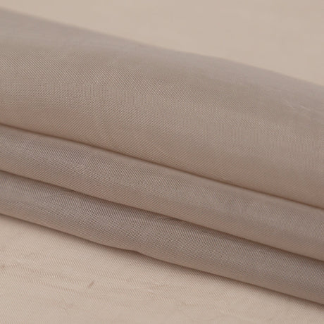 Wrinkled Drapery Sheer Fabric - Fawn - British Imported