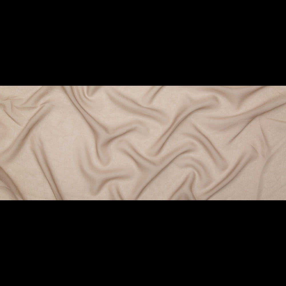 Wrinkled Drapery Sheer Fabric - Fawn - British Imported