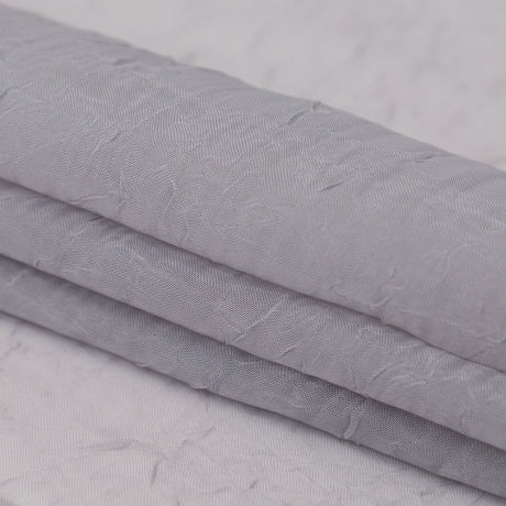 Wrinkled Drapery Sheer Fabric - Fog - British Imported
