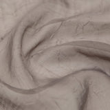 Wrinkled Drapery Sheer Fabric - Mole - British Imported