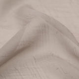 Wrinkled Drapery Sheer Fabric - Otter - British Imported