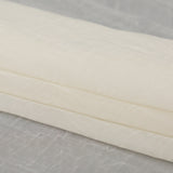 Wrinkled Drapery Sheer Fabric - Oyster - British Imported
