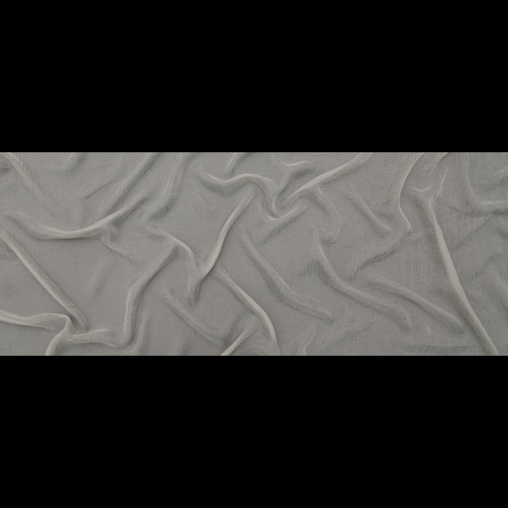 Wrinkled Drapery Sheer Fabric - Pebble - British Imported