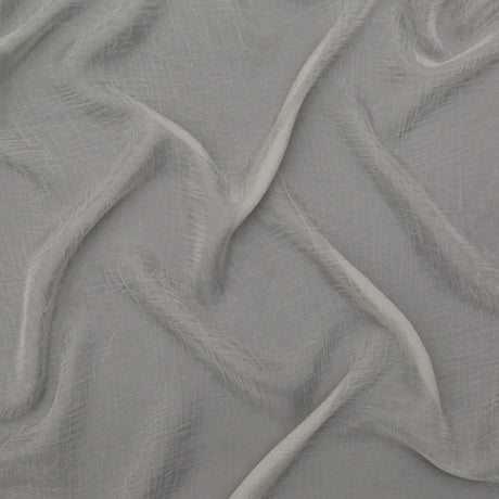 Wrinkled Drapery Sheer Fabric - Pebble - British Imported