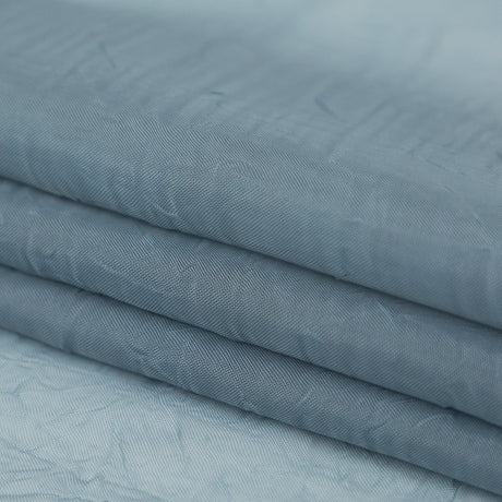 Wrinkled Drapery Sheer Fabric - River - British Imported