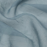 Wrinkled Drapery Sheer Fabric - River - British Imported