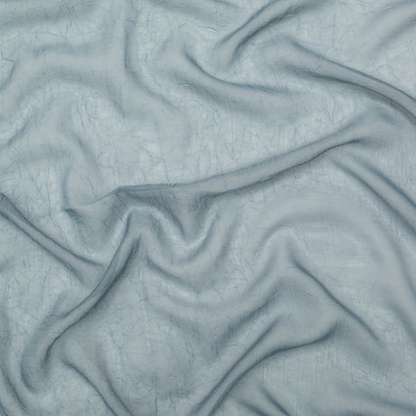 Wrinkled Drapery Sheer Fabric - River - British Imported